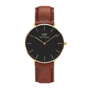 Classic Leather Strap Watch