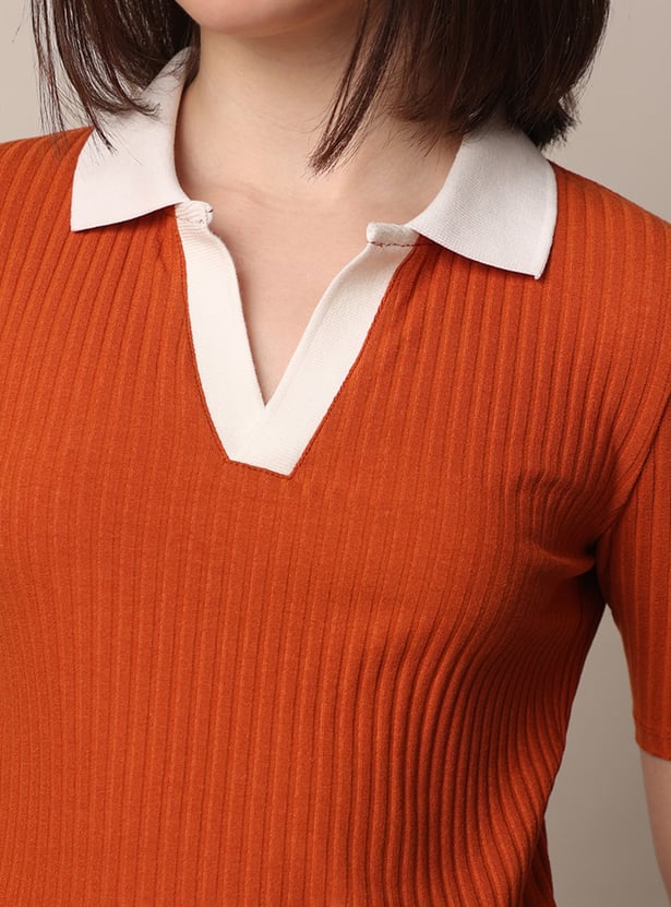 Ribbed Knit Crop Top