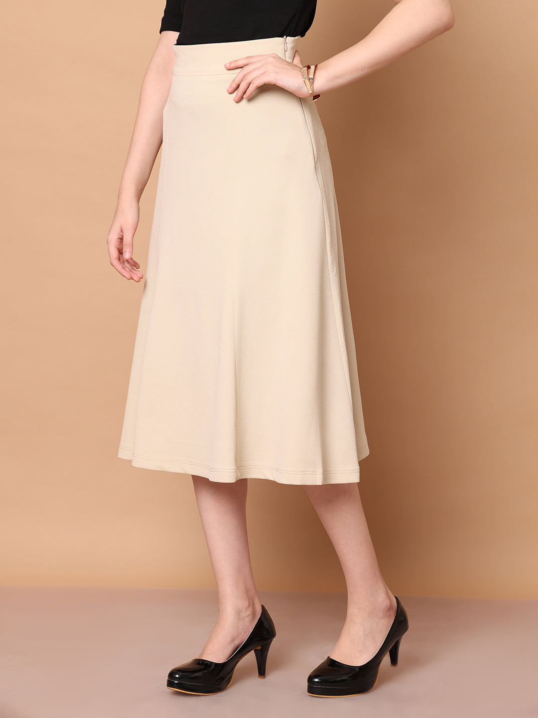 A-line Midi Skirt