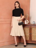 A-line Midi Skirt