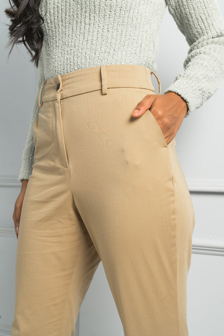 Tapered Cotton Chinos