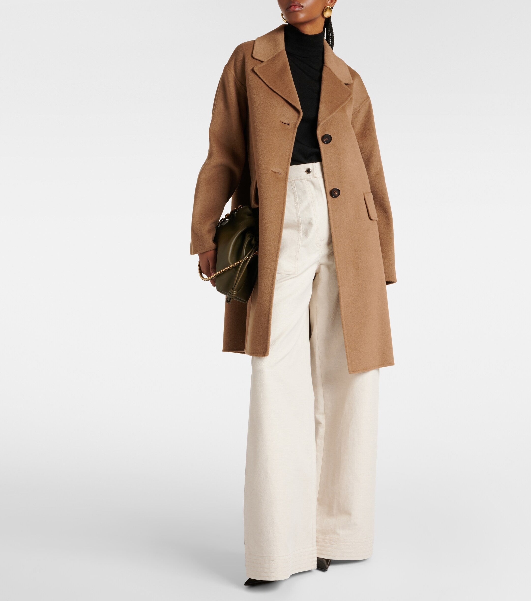Wool Blend Overcoat