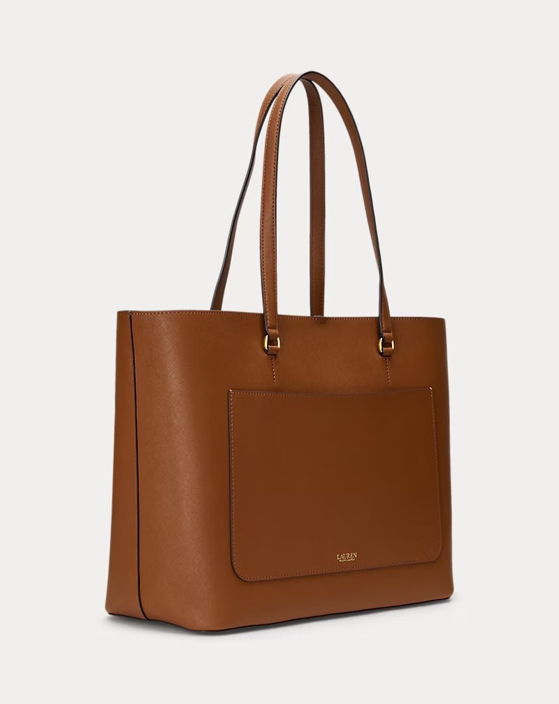 Crosshatch Leather Large Karly Tote