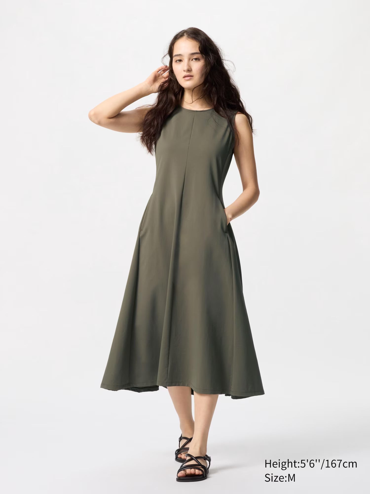 Silk Midi Dress