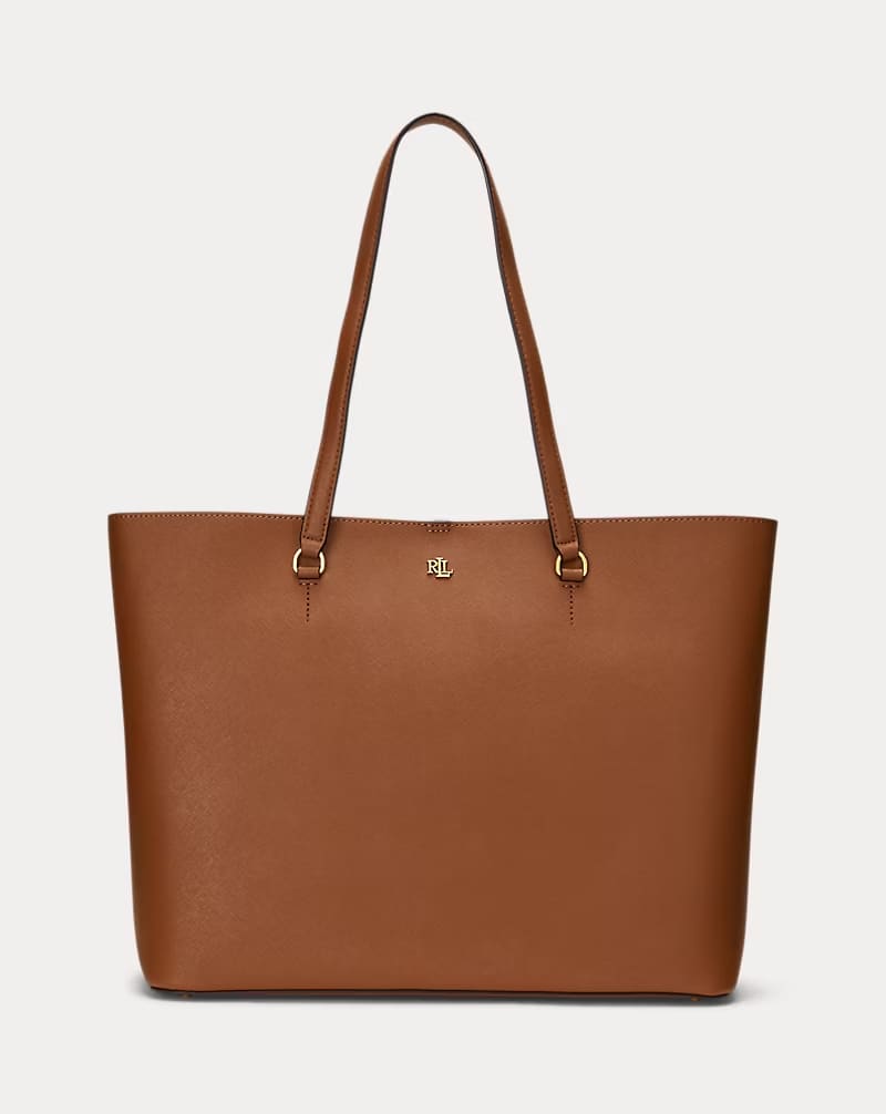 Crosshatch Leather Large Karly Tote